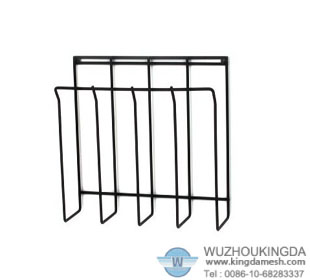 Wire wall magazine rack