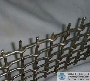 Pimple crimped mesh