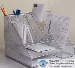 Mesh desktop organizer