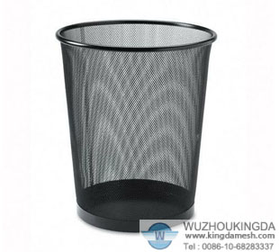 Large round wire waste basket