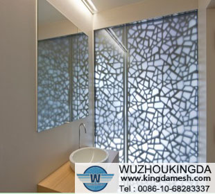Decorative perforated panel