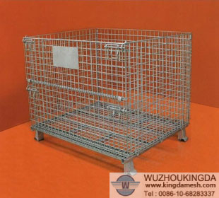 Retail storage wire cage