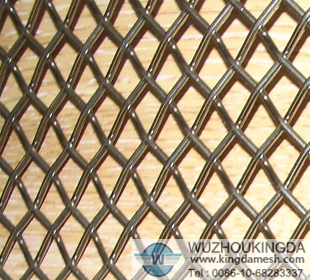 Iron wire crimped wire mesh