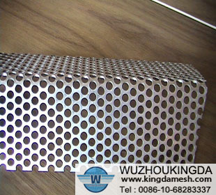 Iron perforated metal panel