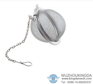 Silver tea strainer