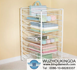 Wire basket drawers