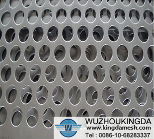 Round hole perforated stainless steel sheet