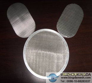 Stainless steel filter disc