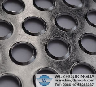 Round hole perforated steel sheet