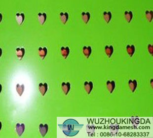 Galvanized steel punch plate